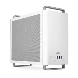 Корпус 2E Credo V300B Mesh, White, без БЖ, Mini Tower, для Micro ATX / Mini ITX, 1xType-C / 2xUSB 3.0 / 1xUSB 2.0, макс. CPU - 160 мм / VGA - 310 мм, 1x90 мм (2E-V300W-MH) - мініатюра 1