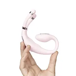 Смарт-вібратор для пар Adrien Lastic Venus + APP, подвійний, можна носити під одягом, 10 режимів - мініатюра 10