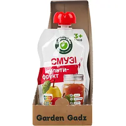 Пюре фруктове Garden Gadz Смузі мультифрукт гомогенізоване стерилізоване 120 г  - мініатюра 3