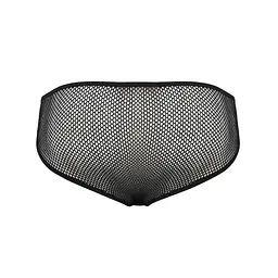 Чоловічі труси зі шнурівкою Passion 035 SLIP RICHARD XXL/XXXL Black, екошкіра, сітка