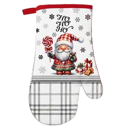 Рукавичка Ardesto Christmas Santa сірий 18 х 30 см (ART05SN)