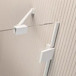 Душова стінка Radaway Essenza Pro White Walk-in 110x200 прозоре скло, білий (10103110-04-01) - мініатюра 5