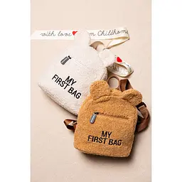 Дитячий рюкзак Childhome My first bag Teddy, білий (CWKIDBTW) - мініатюра 5
