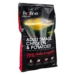 Сухий корм Profine Adult Small з куркою та картоплею для дорослих собак дрібних порід Малі. Середні - мініатюра 6