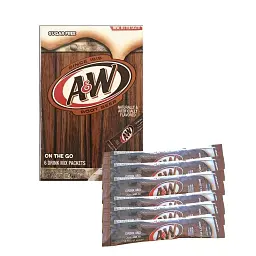 Порошковий напій A&W Root Beer Powder Drink Mix 6 стіків 15 г - мініатюра 3