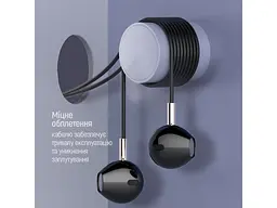 Навушники з мікрофоном ColorWay Slim 3.5 mm Wired Earphone Blast 2 Black (CW-WD02BK) - мініатюра 9
