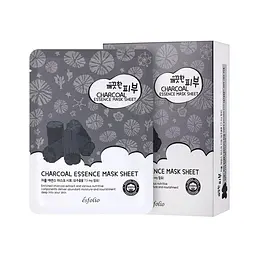 Маска тканинна для обличчя Esfolio Pure Skin Essence Charcoal Mask Sheet з вугіллям