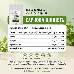 Хлорела у порошку 250 г - мініатюра 9
