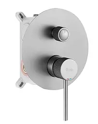 Душова система прихованого монтажу Rea Lungo Stripe із системою BOX nickel brushed REA-P9493 - мініатюра 3