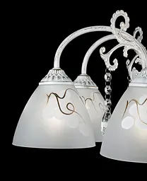 Люстра стельова Splendid Ray L80094/6, 6xE27, білий, золото, метал, скло, кришталь, сучасний стиль - мініатюра 2
