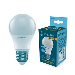 Лампа світлодіодна стандартна Кристально-золотистий 8W Е27 4000K (A55-011)