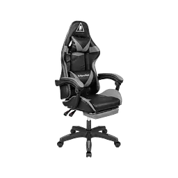 Крісло геймерське Kruger & Matz GX-150 з підставкою для ніг Black/Grey - мініатюра 8