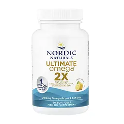 Омега-3 риб'ячий жир Nordic Naturals Ultimate Omega 2X для серця, мозку та зору 60 софтгелів - мініатюра 3