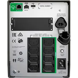 Джерело безперебійного живлення APC 1000 ВА / 700 Вт / 11 А*ч (SMT1000IC) - мініатюра 2