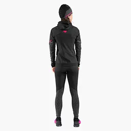 Штани жіночі Dynafit Reflective Tights Womens XS Чорний-Рожевий - мініатюра 4