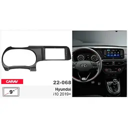 Перехідна рамка Hyundai i10 Carav 22-068 - мініатюра 5