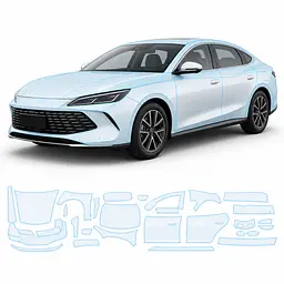 Антигравійна захисна бронеплівка за лекалами для BYD Qin L (Seal 06 / Seal 6 DM-i) I 2024- повний кузов