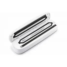 Вакуумний пакувальник Vacuum Sealer MK-801, 90 Вт, 60 кПа, запаювання до 250 мм, дисплей, 10 пакетів білий