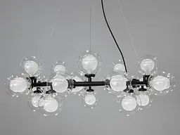 Люстра у стилі Loft бульбашки LQ7061/25BK - мініатюра 2