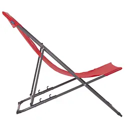Крісло розкладне Bo-Camp Flat Red (1204686), Червоний - мініатюра 3