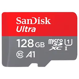 Карта пам'яті SanDisk 128GB microSD class 10 UHS-I A1 Ultra (SDSQUAB-128G-GN6IA)