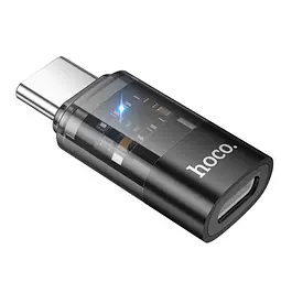 Адаптер (перехідник) Lightning to USB-C 3A Fast Charging Hoco UA36D - мініатюра 1