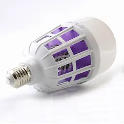 Лампочка пастка від комарів світлодіодна ультрафіолетова 220V 9W цоколь E27 Mosquito Killer