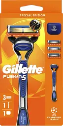 Станок для гоління чоловічий Gillette Fusion5 з 3 змінними картриджами + чохол - мініатюра 8