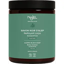 Чорне алеппське мило з евкаліптом Najel Aleppo Black Soap Body Peeling 1 кг