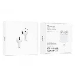Навушники бездротові Bluetooth Hoco EW95 вкладки True wireless stereo headset Білі - мініатюра 4