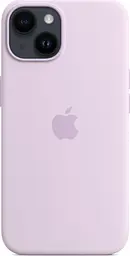Чохол протиударний силіконовий Silicone Case MPRY3ZE/A MagSafe (Original) для Apple iPhone 14 (6.1") Lilac - мініатюра 4