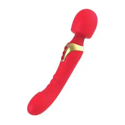 Потужний Вагінально-кліторальний член ToyJoy 2 New, подвійний стимулятор на акумуляторі для жінок