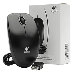 Миша Logitech B100 (910-003357) Black USB - мініатюра 3