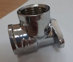 Кутник Solomon 1/2″ хром ВВ 8221 монтажний