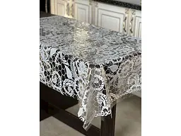 Клейонка SELENA LACE 1,35м х 22м ПВХ, ажурна "Сота біла"