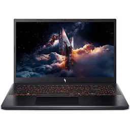Ігровий ноутбук Acer 15, 6 дюймів Nitro V 15 ANV15- 52, FHD IPS 165 Гц, Intel Core i9- 13900H (24 МБ кеш- пам’яті, до 5, 40 ГГц), 16 ГБ DDR4, 1 ТБ SSD, GeForce RTX 5050 8 ГБ, Obsidian Black - мініатюра 3