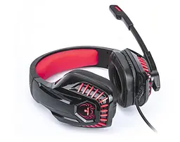 Гарнітура REAL-EL GDX-7650 Чорний/Червоний - мініатюра 3