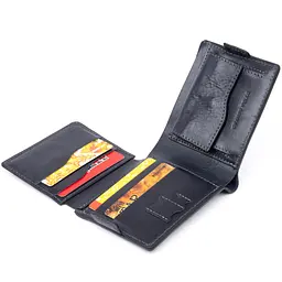 Шкіряне портмоне GRANDE PELLE 11,8х8,9х2,3 см acs0014723 - мініатюра 6