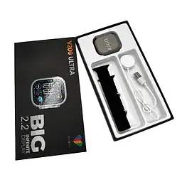 Смарт-годинник BIG V200 Ultra 44mm, 180 mAh, IP65 Black (V200UBlack) - мініатюра 2