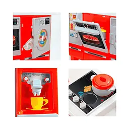 Дитяча ігрова кухня Gourmet Kitchen зі світлом та звуковими ефектами, 28 предметів, блакитна, Molto (22170) Molto art22170 - мініатюра 3