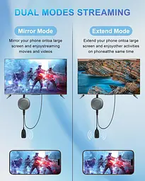 Miracast HDMI Dongle, бездротовий HDMI-адаптер для дублювання екрана 4K, передавач - мініатюра 4