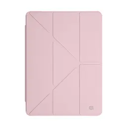 Чохол-книжка для планшета Apple iPad 10.2 (2019)/10.2 (2020)/10.2 (2021), Y-Type PEN, рожевий, магнітний, з тримачем для стилуса, протиударний, обкладинка з функцією підставки, екошкіра + ТПУ, функція автоматичного пробудження/сну