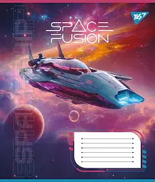 Набір зошитів Yes Space fusion А5 в клітинку 36 аркушів 15 шт. (767070) - мініатюра 4