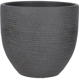 Кашпо Edelman Carrie pot round 20 см чорне (1086344)