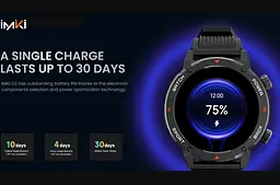 Смарт-годинник iMiki D-2 Silicone Strap Amoled Black - мініатюра 6