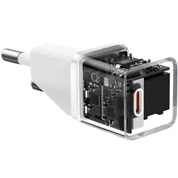 Зарядний пристрій Baseus GaN5 Fast Charger USB-C 20W white (CCGN050102) - мініатюра 5