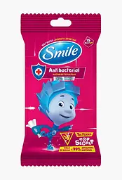 Серветки вологі SMILE "Фіксики" антибактеріальні (3 дизайни), 15шт. - мініатюра 3