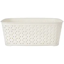 Кошик Diomedea без кришки 28.7х21.8x10.9 см 4.7 л молочний (К11-010)  - мініатюра 2