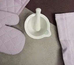 Ступка Kela Paco керамічна з товкачем 10x6 см (10774) - мініатюра 4