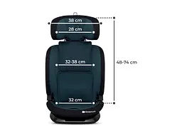 Автокрісло KinderKraft Oneto3 i-Size Graphite Black (KCONE300BLK0000) - мініатюра 7